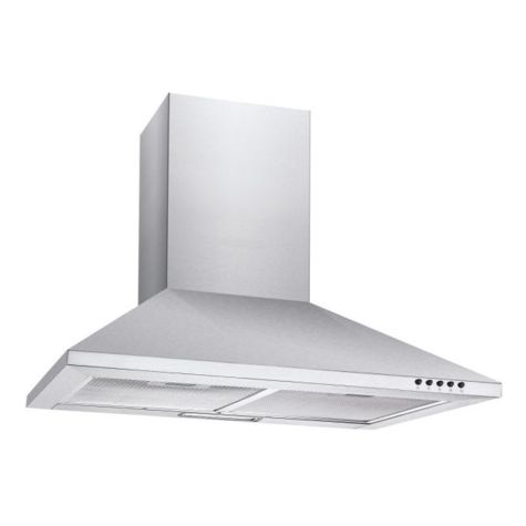 Candy CCE60NX/1 Cooker Hood Chimney 3 Speed LED 60cm Stainless Steel