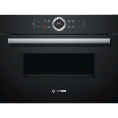 Bosch Serie 8 CMG633BB1B Built In Oven Compact with Microwave Black