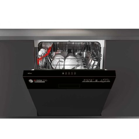 Hoover HDSN1L380PB-80 Dishwasher Semi Integrated 13 Place Setting